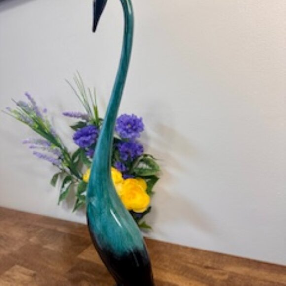 Blue Mountain Pottery Large Heron Swan Figurine Canadian Art Pottery Collectible - Picture 3 of 5